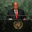 South Africa President Jacob Zuma addresses the United Nations General Assembly in the Manhattan borough of New York, U.S. September 20, 2016.   REUTERS/Eduardo Munoz
