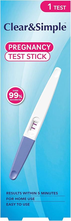 Clear & Simple Pregnancy Test Stick