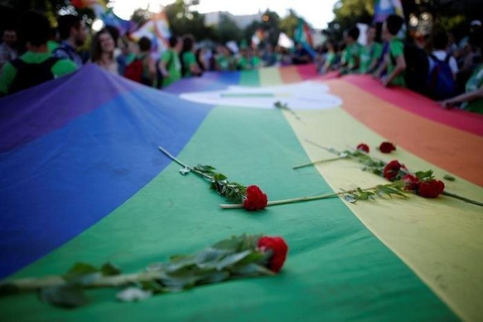 There she is, the first openly gay Miss America contestant