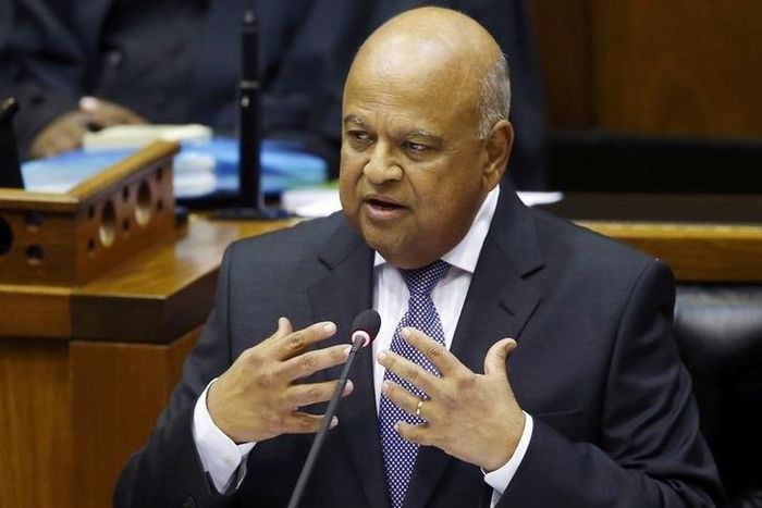 South Africa's finance minister says up to Zuma whether he remains in office
