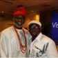 Richard Mofe Damijo and Lancelot Imasuen at the Toronto premiere of "The Wedding Party."
