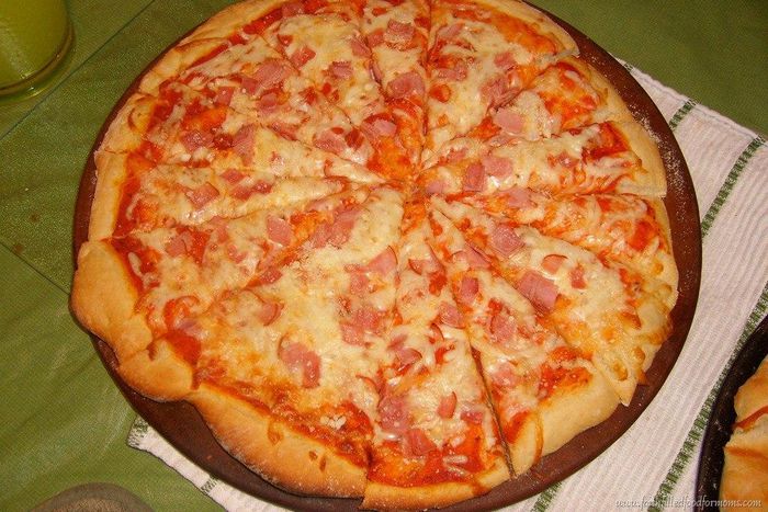 Homemade pizza