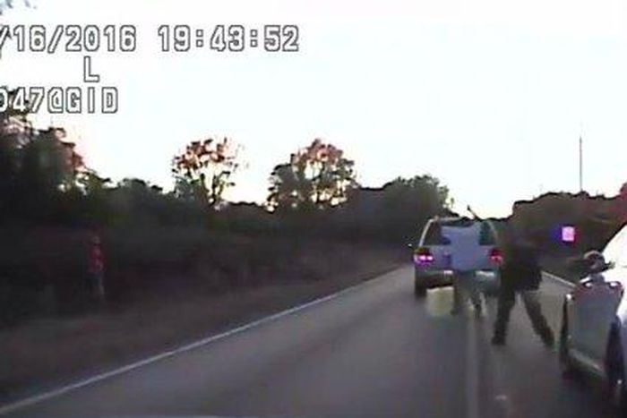 Oklahoma police release video of officer shooting unarmed black man