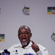 African National Congress (ANC) Secretary General Gwede Mantashe gestures during a media briefing in Johannesburg, after South African President Jacob Zuma addressed the nation in response to this week's Constitutional Court judgment on security upgrad...