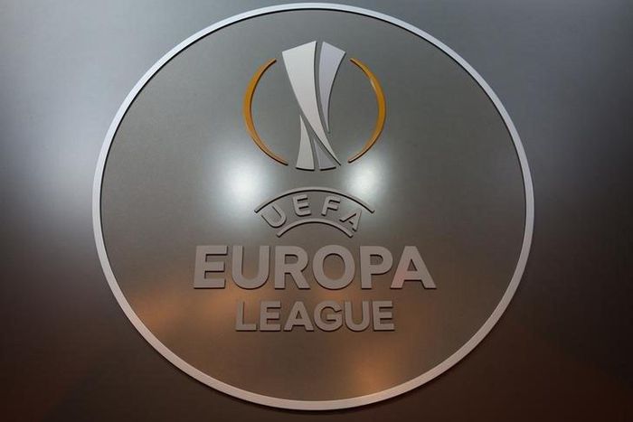 The UEFA Europa League logo is seen before the draw ceremony is seen before the draw for the 2016/2017 UEFA Europa League soccer competition at Monaco's Grimaldi Forum in Monaco, August 26, 2016.