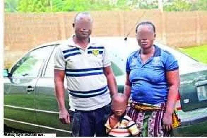 Abiola Wahab, Toyin Abiola and their three-year-old son