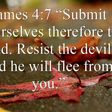 Resist the devil