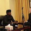 Vice President Yemi Osinbajo with Facebook CEO and Founder, Mark Zuckerberg