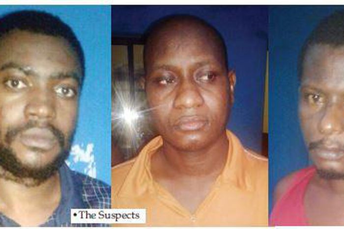 The apprehended suspects