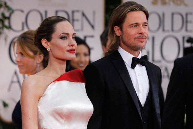 Angelina and Brad Pitt