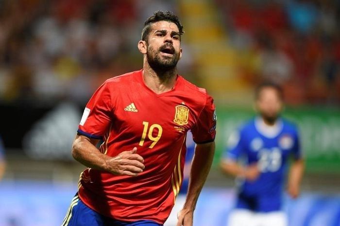 Reino de Leon stadium, Leon, Spain - 5/9/16 Spain's Diego Costa in action.