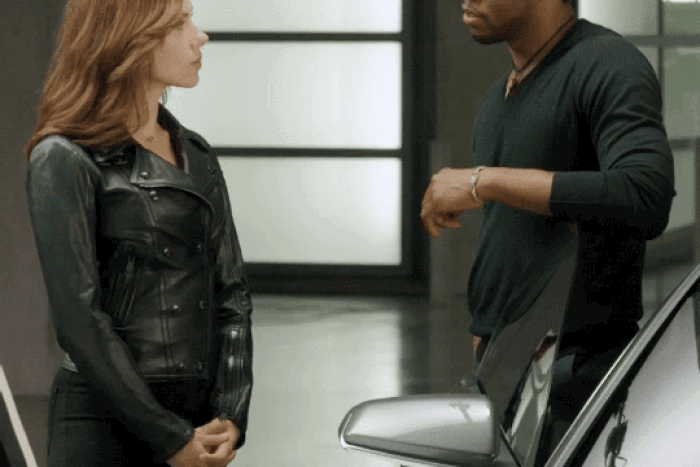 Black Panther and Black Widow