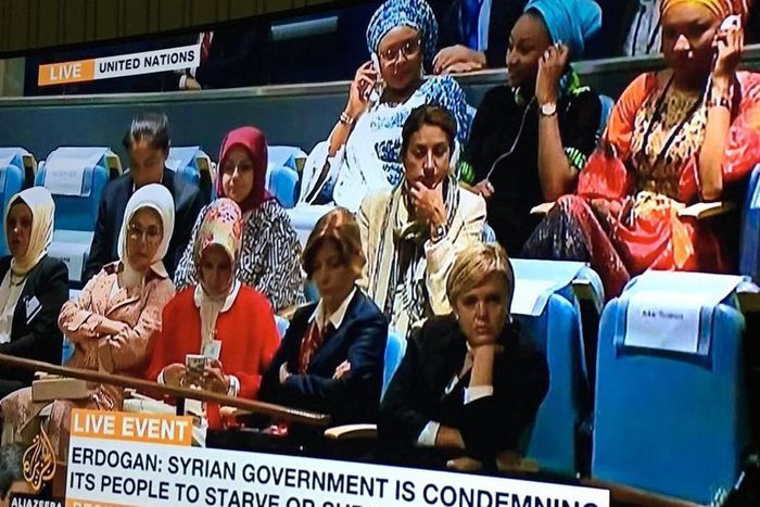 Mrs Buhari shares the spotlight with her daughters