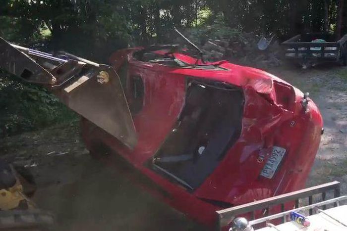 Mr Mike Card smashes daughter, Ashlyn's Audi sports car