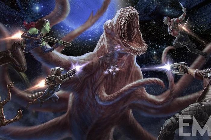 Concept art for "Guardians of the Galaxy Vol 2"