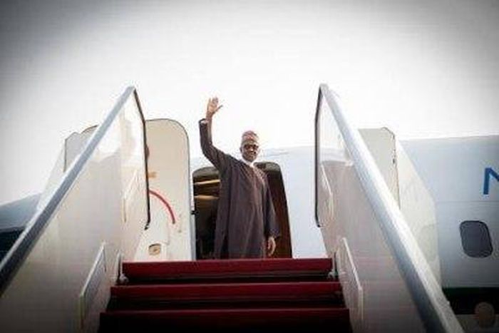 President Muhammadu Buhari leaves Abuja for Kenya on January 27, 2016