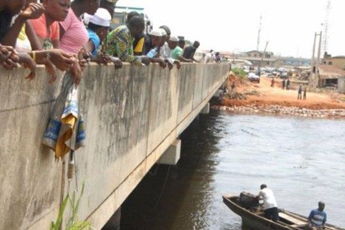 A local river in Lagos (Illustration)