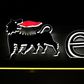 The logo of oil company Eni-Saipem is pictured at the petrol station in Milan, Italy, February 28, 2016.