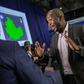South African main opposition Democratic Alliance party leader Mmusi Maimane speaks to journalists at the Independent Electoral Commission Counting center on August 4, 2016 in Pretoria, South Africa, a day after South African municipal elections 