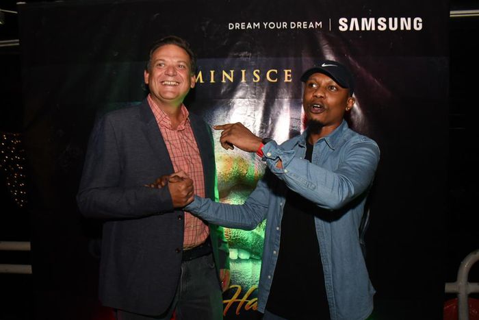 Reminisce and Emmanouil Revmatas, Samsung Director.