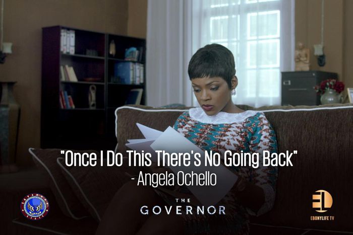 Angela on "The Governor"