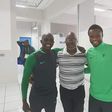 Samson Siasia, Amaju Pinnick and John Mikel Obi
