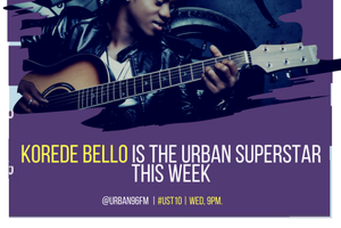 Korede Bello shares top 10 favourite songs on Urban96FM
