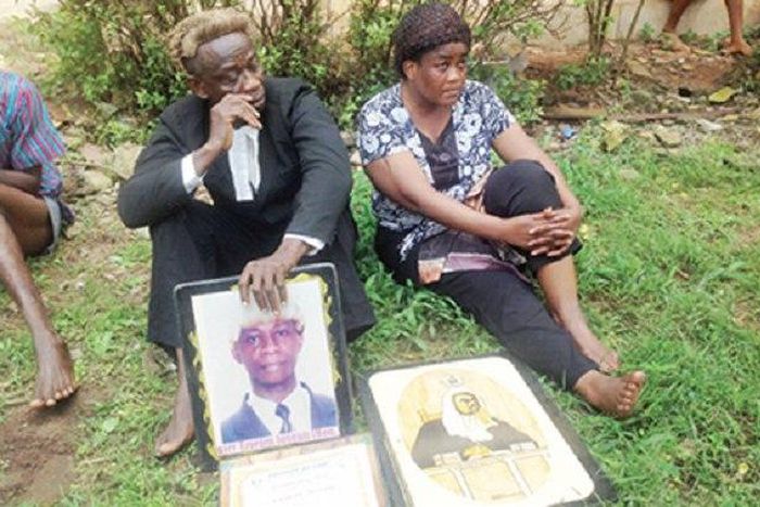 The suspects, Joseph Ezurum and Uju Okonkwo