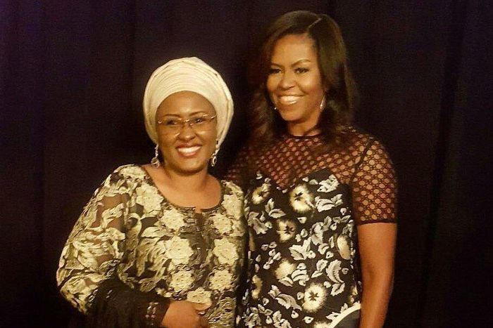 Aisha Buhari and Michelle Obama