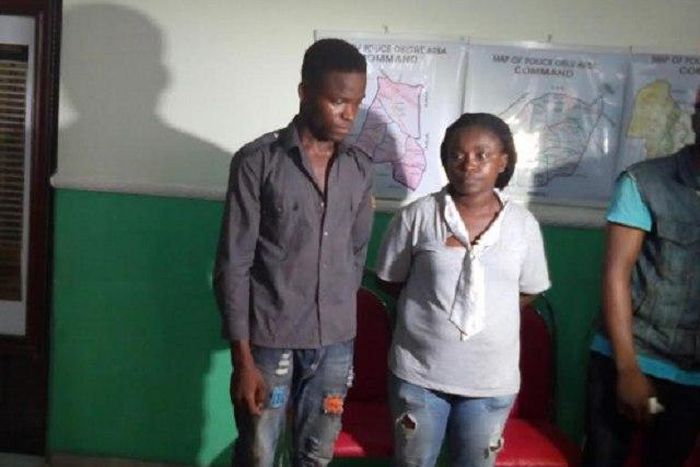 Ngozi Anyanwu and son, Goodluck, are in trouble for stealing a baby