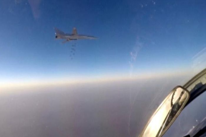 Russia bombs Syrian militants from Iran base for first time