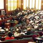 Members of the Nigerian parliament attend the 2013 budget proposal presentation by President Goodluck Jonathan at a joint sitting of the parliament in the capital Abuja, October 10, 2012.