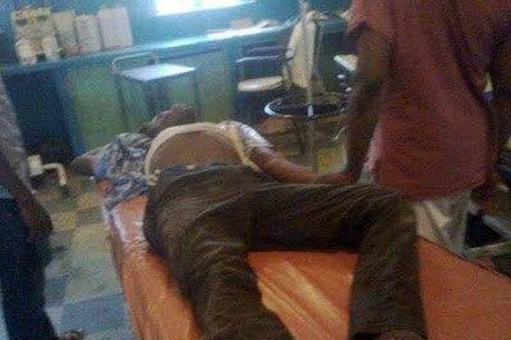 Photo of Julius at a health care center