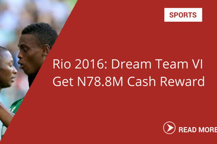 Rio 2016: Dream Team VI Get N78.8M Cash Reward