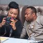 Tonto Dikeh and Churchill Olakunle Oladunni at her surprise birthday party