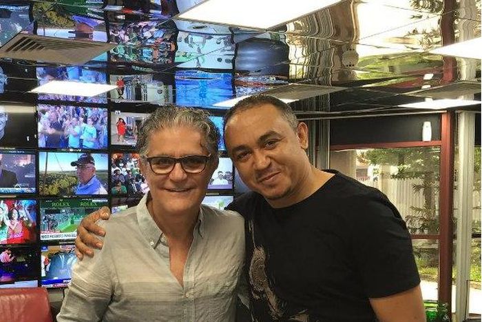 Freeze and Mr Amin Moussalli owner of Cool FM