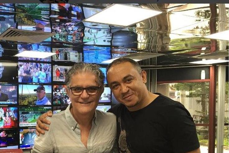 Freeze and Mr Amin Moussalli owner of Cool FM