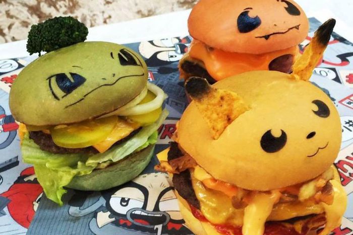 Pokemon burgers