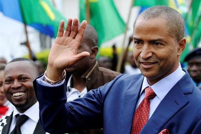 Moise Katumbi, governor of Democratic Republic of Congo's mineral-rich Katanga province, arrives for a two-day mineral conference in Goma, Democratic Republic of Congo March 24, 2014.