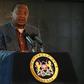 Kenyan President Uhuru Kenyatta addresses an audience during the second day of the Giant Club Summit of African leaders and others on tackling poaching of elephants and rhinos at the Fairmont Mount Kenya Safari Club in Nanyuki, Laikipia county, Kenya, ...