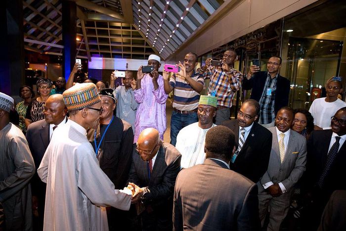 Buhari arrives New York for 71st UN General Assembly