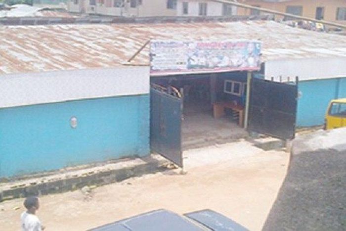 The church where the alleged evil took place