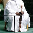 Al Hadji Yahya Jammeh, President of the Republic of the Gambia, addresses the 69th United Nations General Assembly at the U.N. headquarters in New York September 25, 2014.