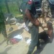 Suspect arrested by soldiers