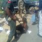 Suspect arrested by soldiers