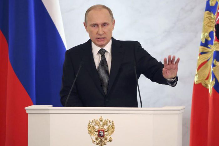 Russian president, Vladimir Putin