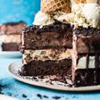 Chocolate ice cream cake