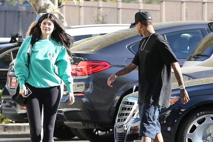 Kylie Jenner, Tyga at the movies