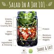 Salad in a mason jar