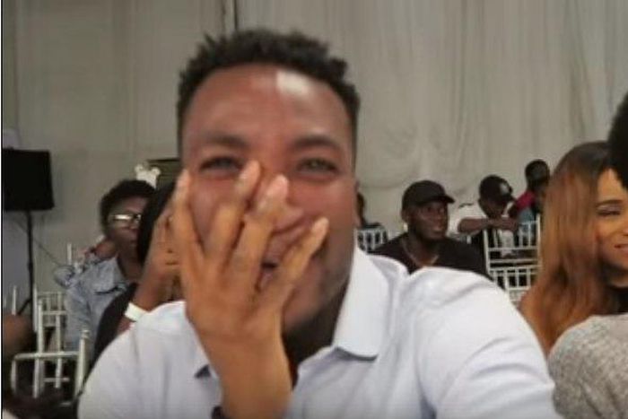 Akah at the Ikeja City Mall Catwalk event with Makida